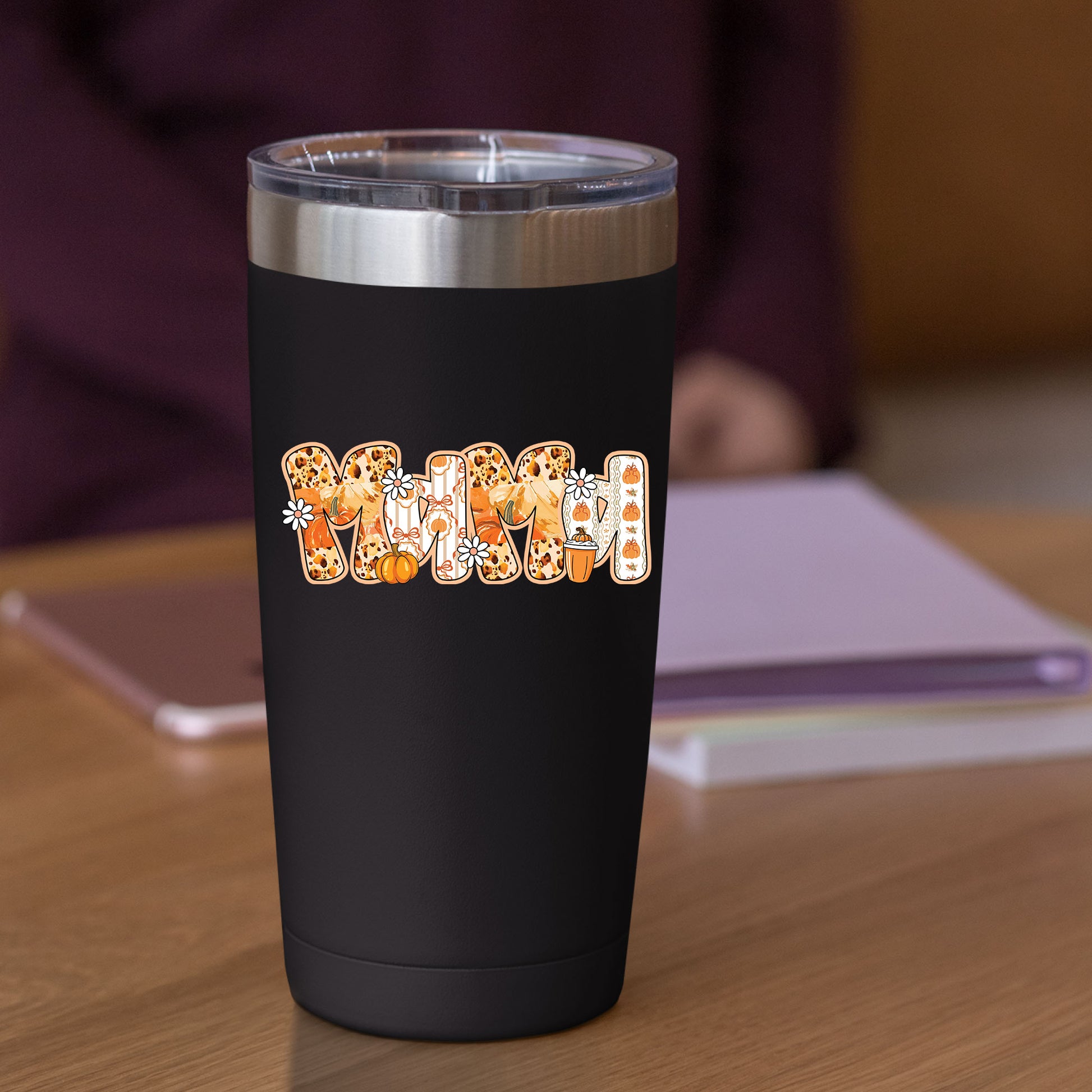 Fall Pumpkin Mama Leopard Pumpkin DTF Transfer