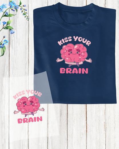 Kiss Your Brain DTF Transfer Film