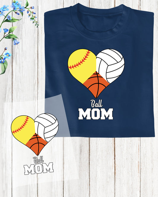 Ball Mom DTF Transfer Film