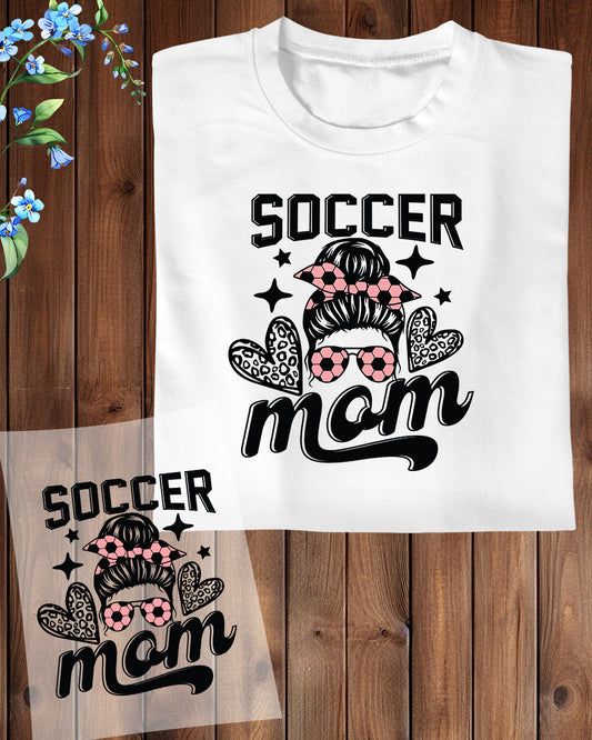 Soccer Mom Trendy Flower DTF Transfer Film