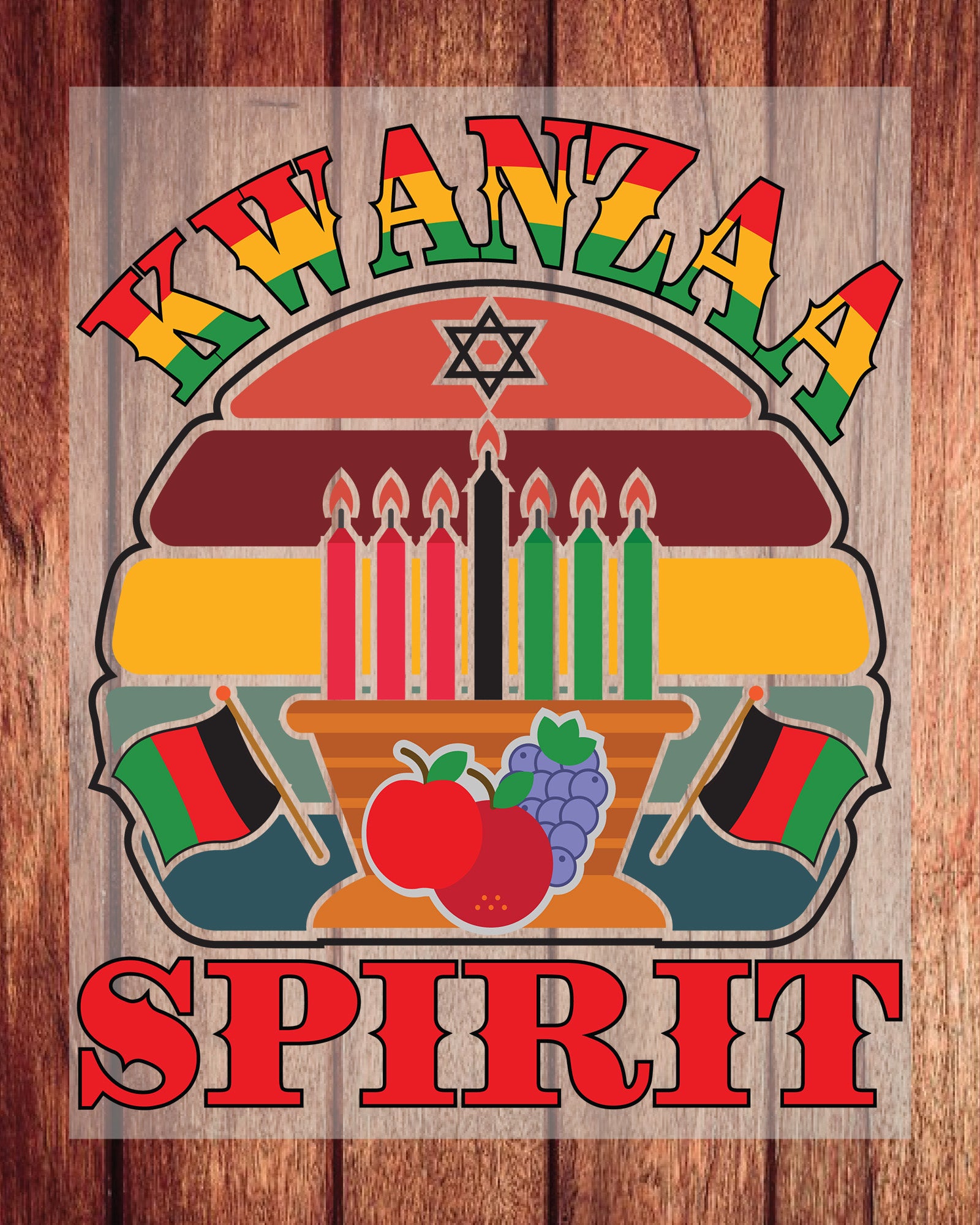 Kwanzaa Spirit DTF Transfer Film