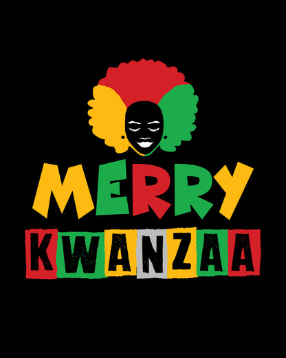 Merry Kwanzaa DTF Transfer Film
