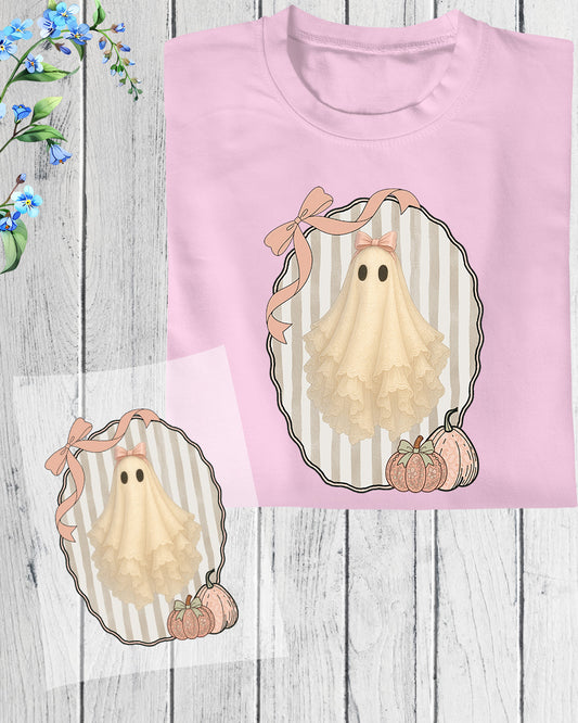 Lace Ghost Halloween Ghost DTF Transfer