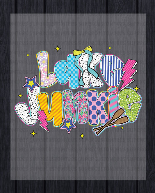 Lake Junkie DTF Transfer Ready to Press