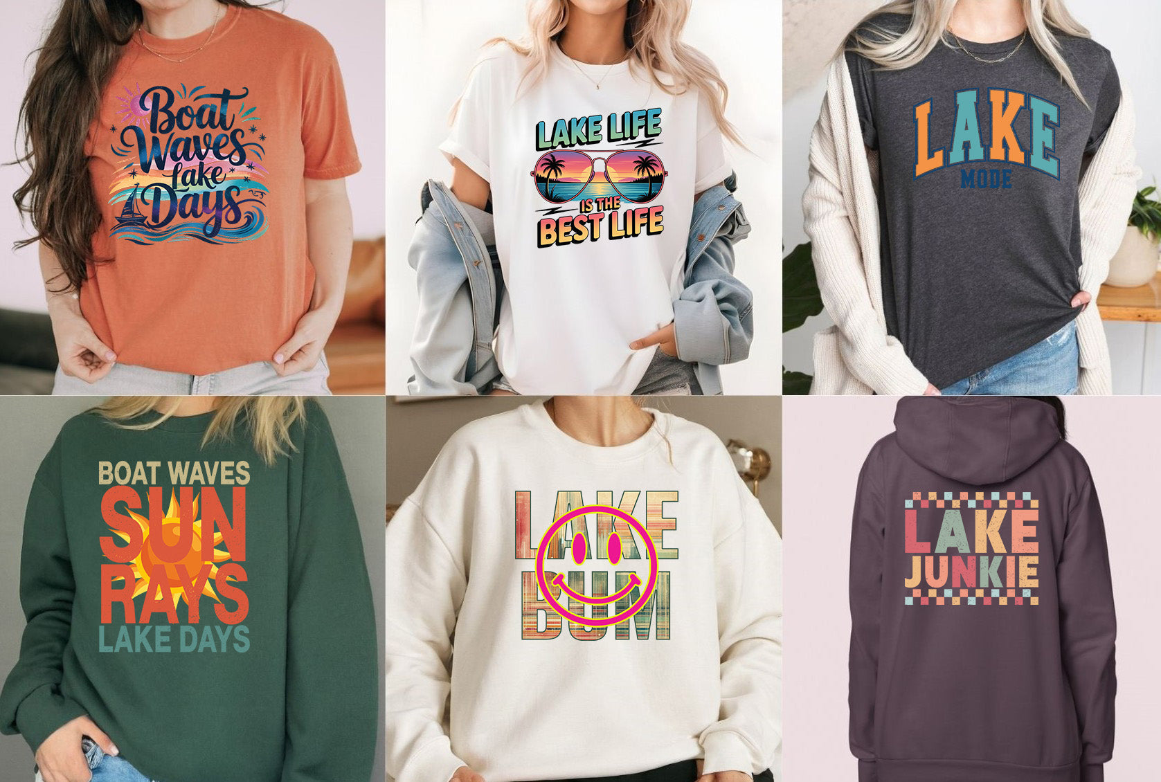 Lake Life DTF Transfer Gang sheet