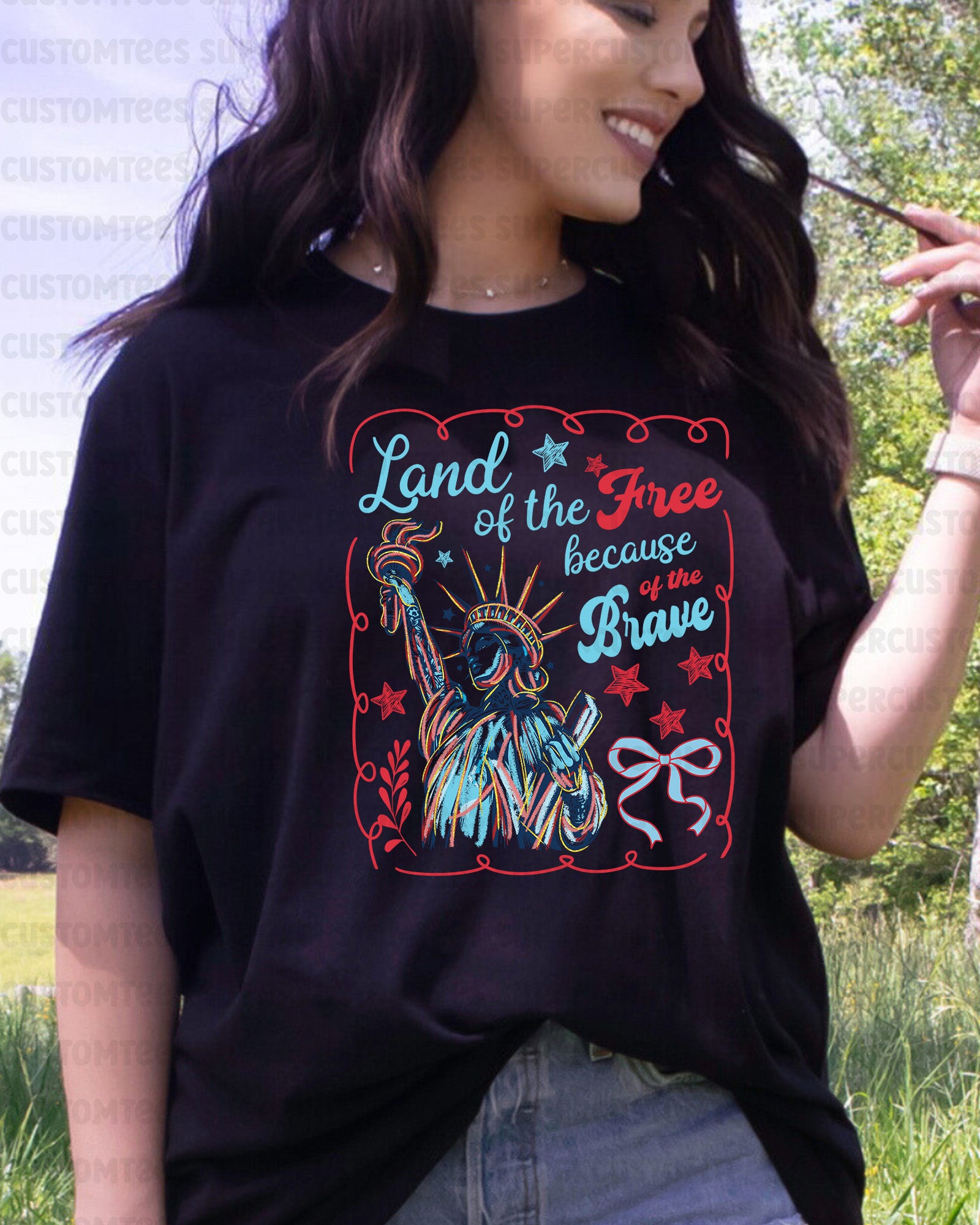 Land of the Free DTF Transfer