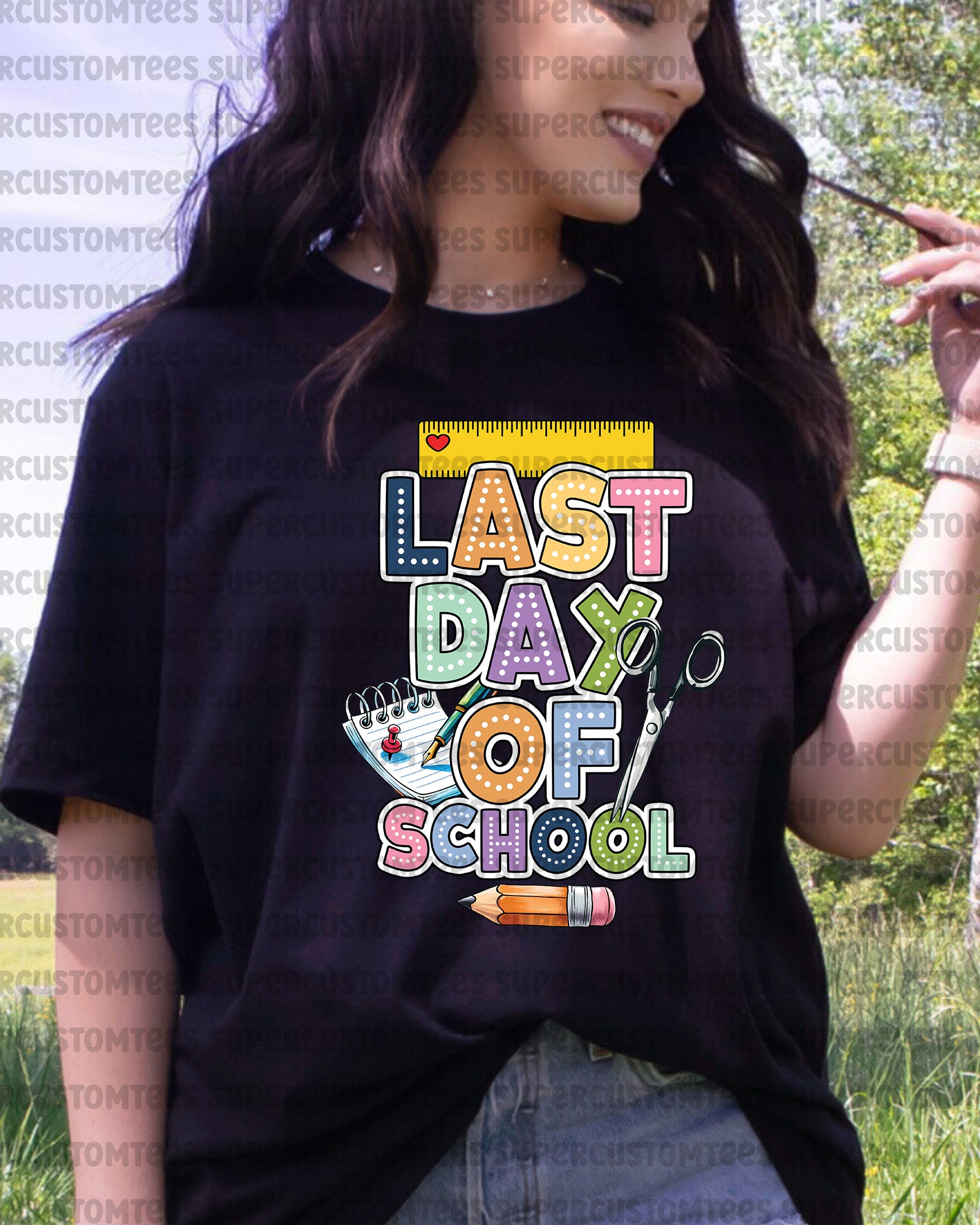 Last Day of School Iron on Transfers for Shirts