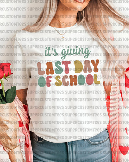 Last Day of School Trendy DTF Transfer
