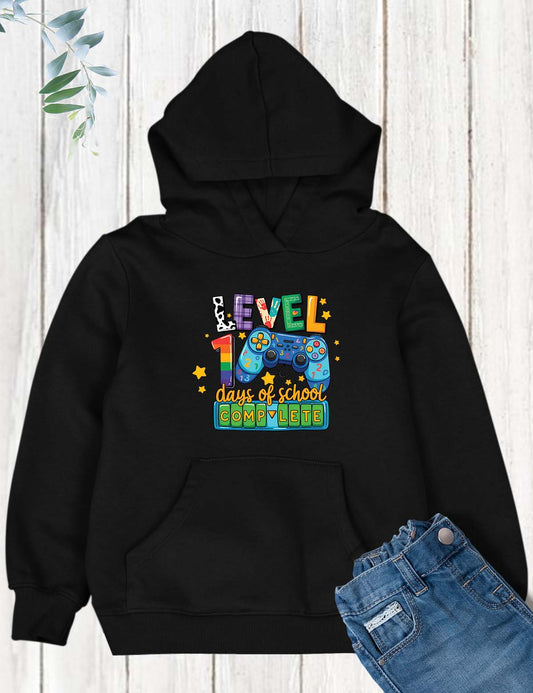 Level 100 Days of School Complete DTF Transfer, Ready to Press Heat Transfer for Shirts, Fun 100 Days of School Design, UV Sticker