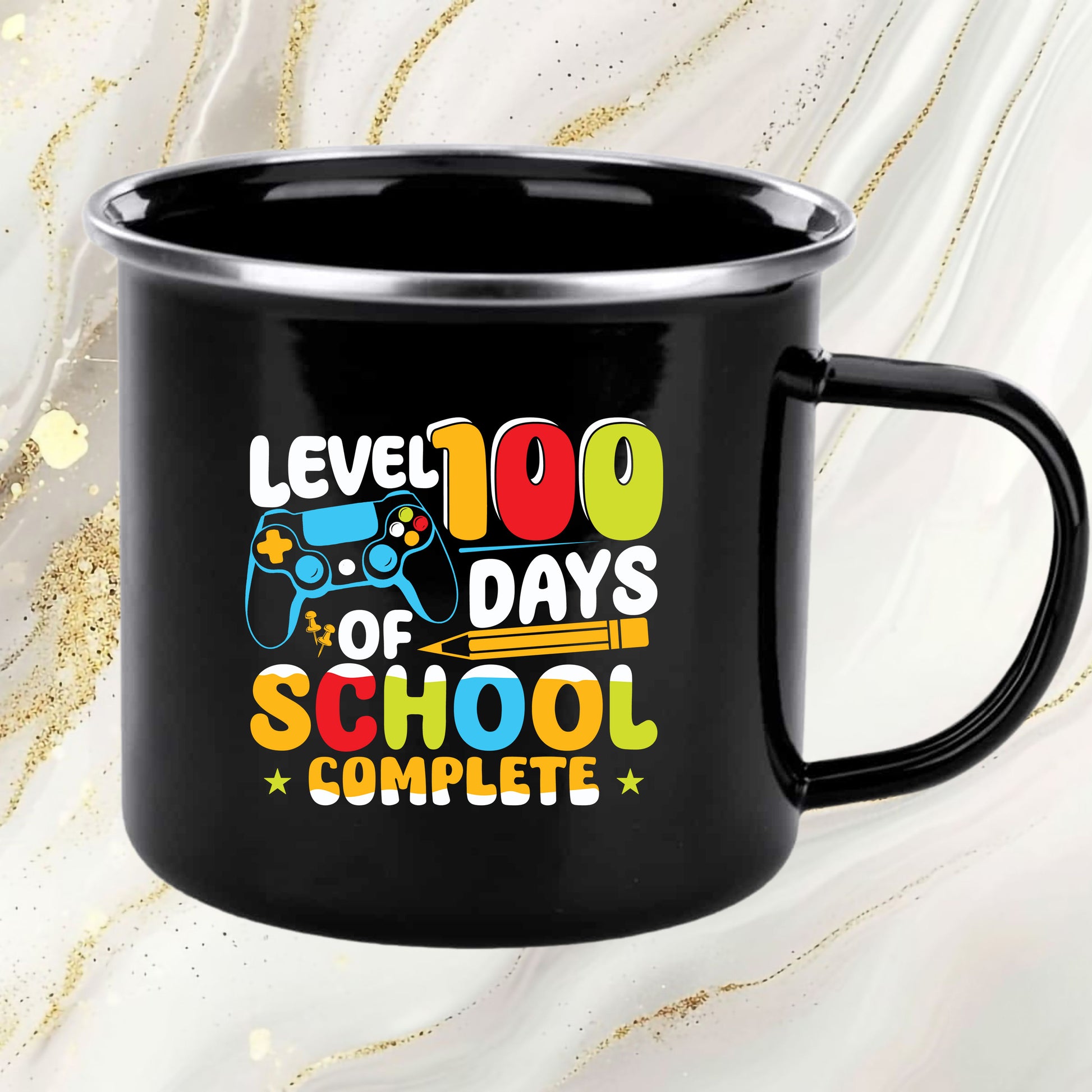 Level 100 Days of School Design DTF Transfer, Ready to Press Heat Transfer for Shirts, Fun 100 Days of School Design, UV Sticker
