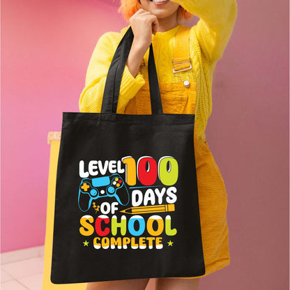 Level 100 Days of School Design DTF Transfer, Ready to Press Heat Transfer for Shirts, Fun 100 Days of School Design, UV Sticker