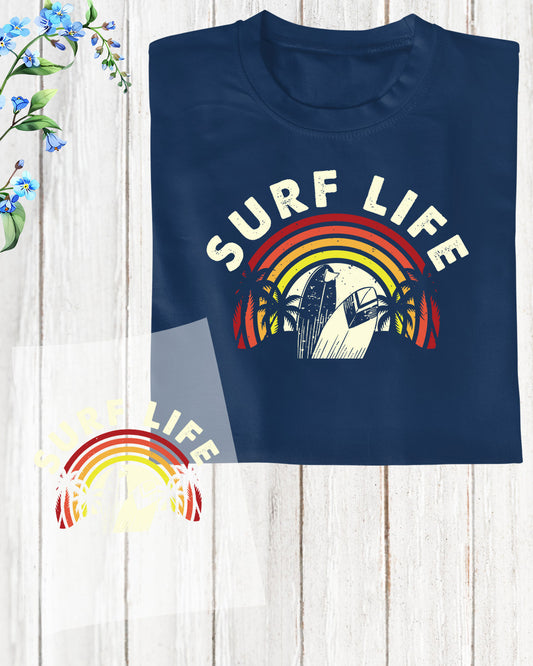 Surf Life Retro DTF Transfer Sheets