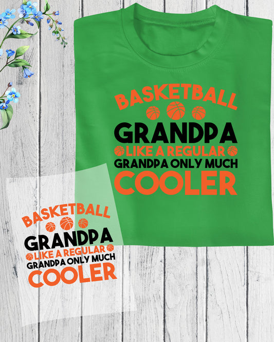 Basketball Grandpa DTF Transfer Film