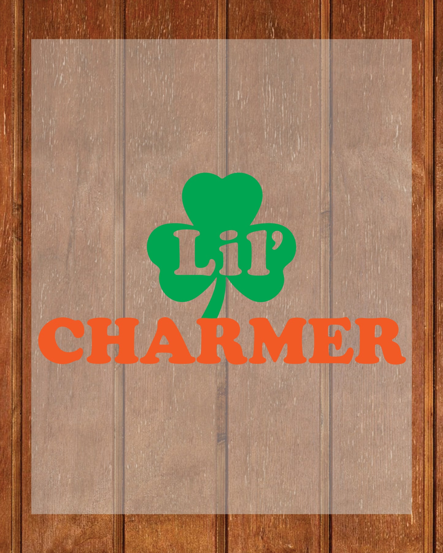 Lil Charmer St Patrick's Day DTF Transfer Film