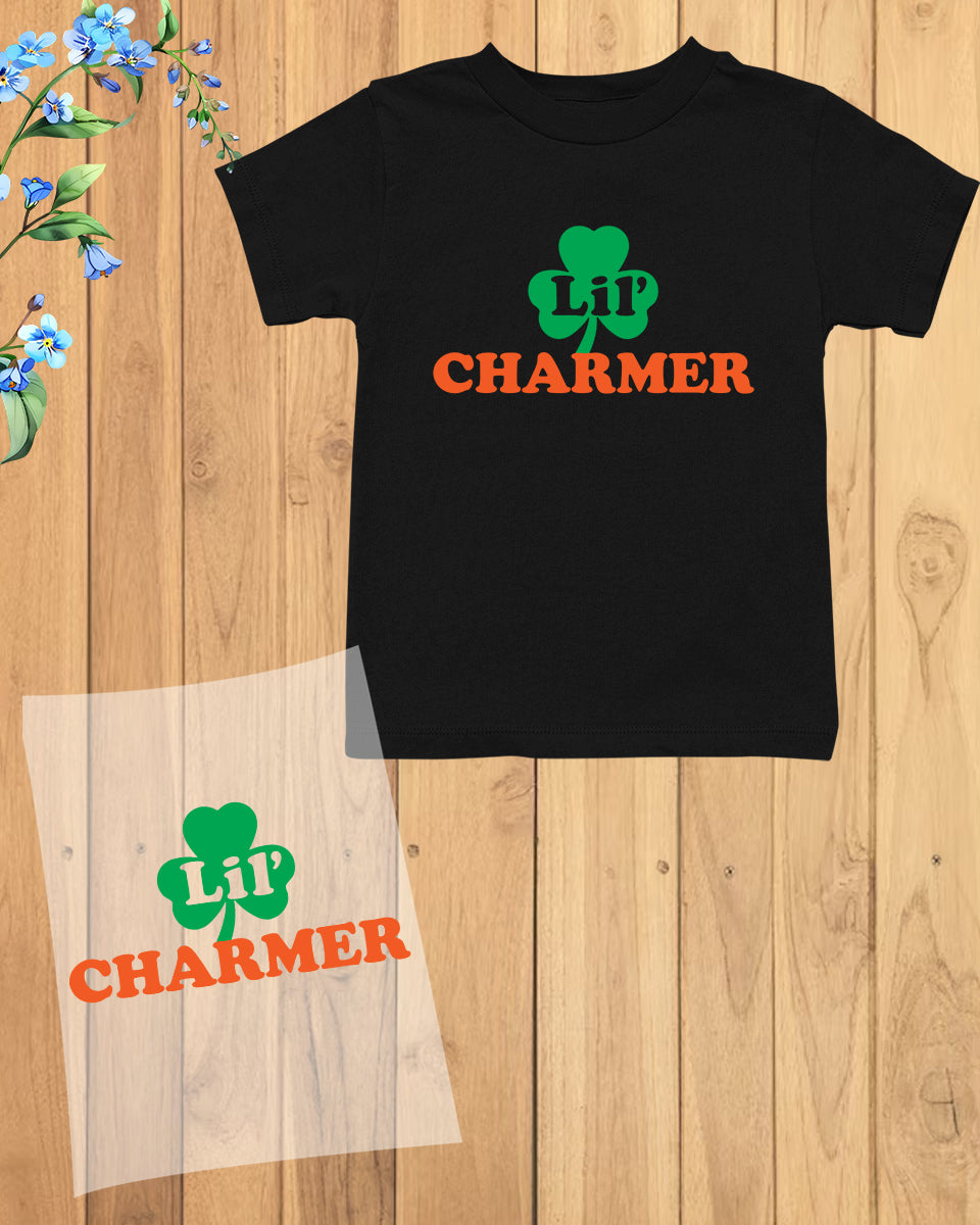 Lil Charmer St Patrick's Day DTF Transfer Film