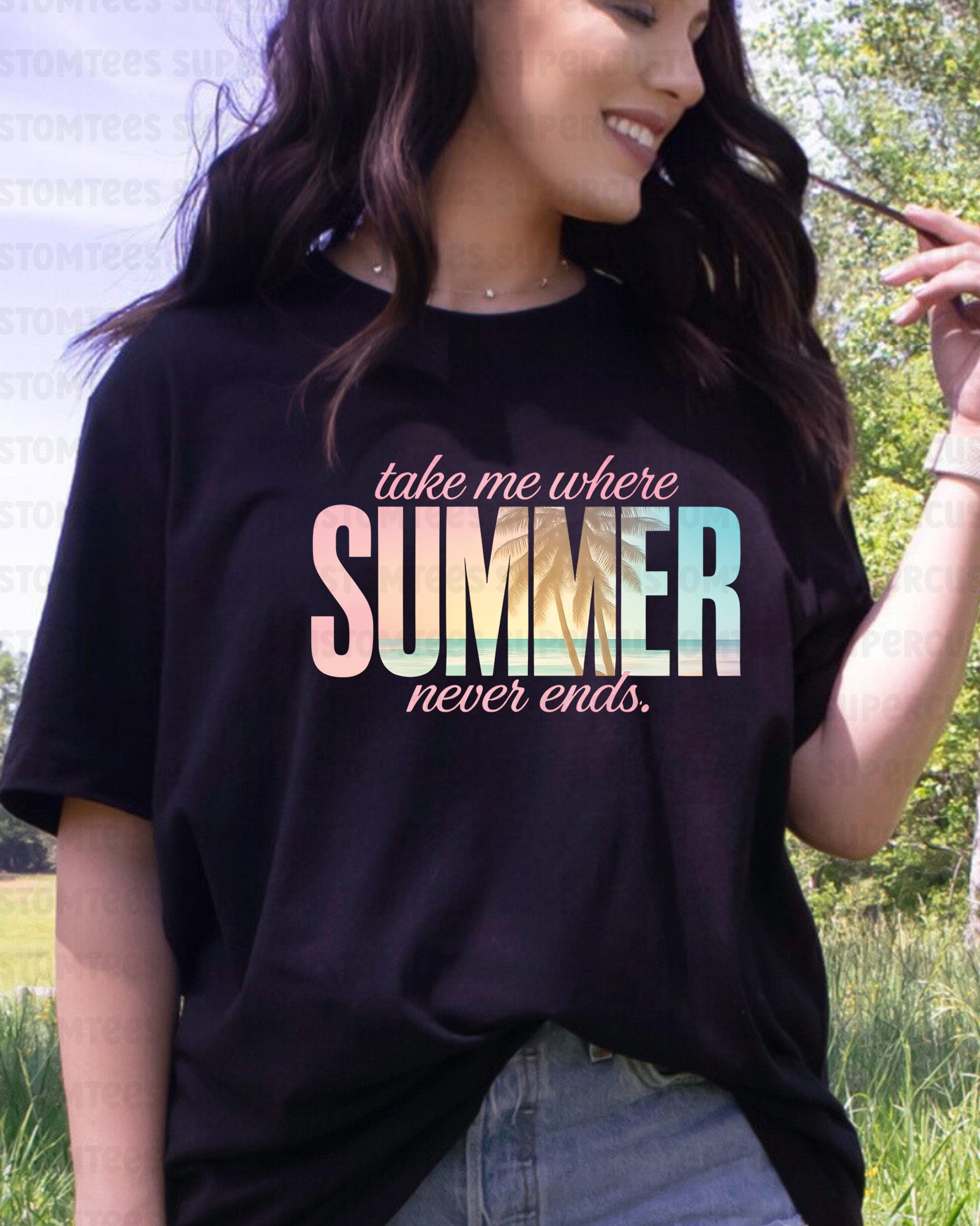 Where Summer Never Ends Heat Transfer for Shirts