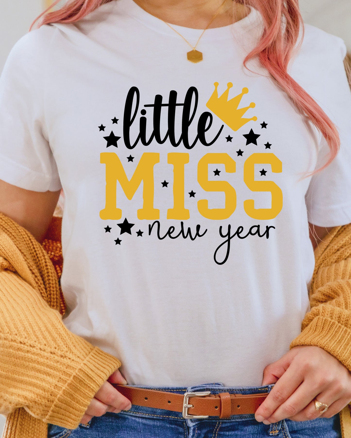 Little Miss New year Heat Transfer