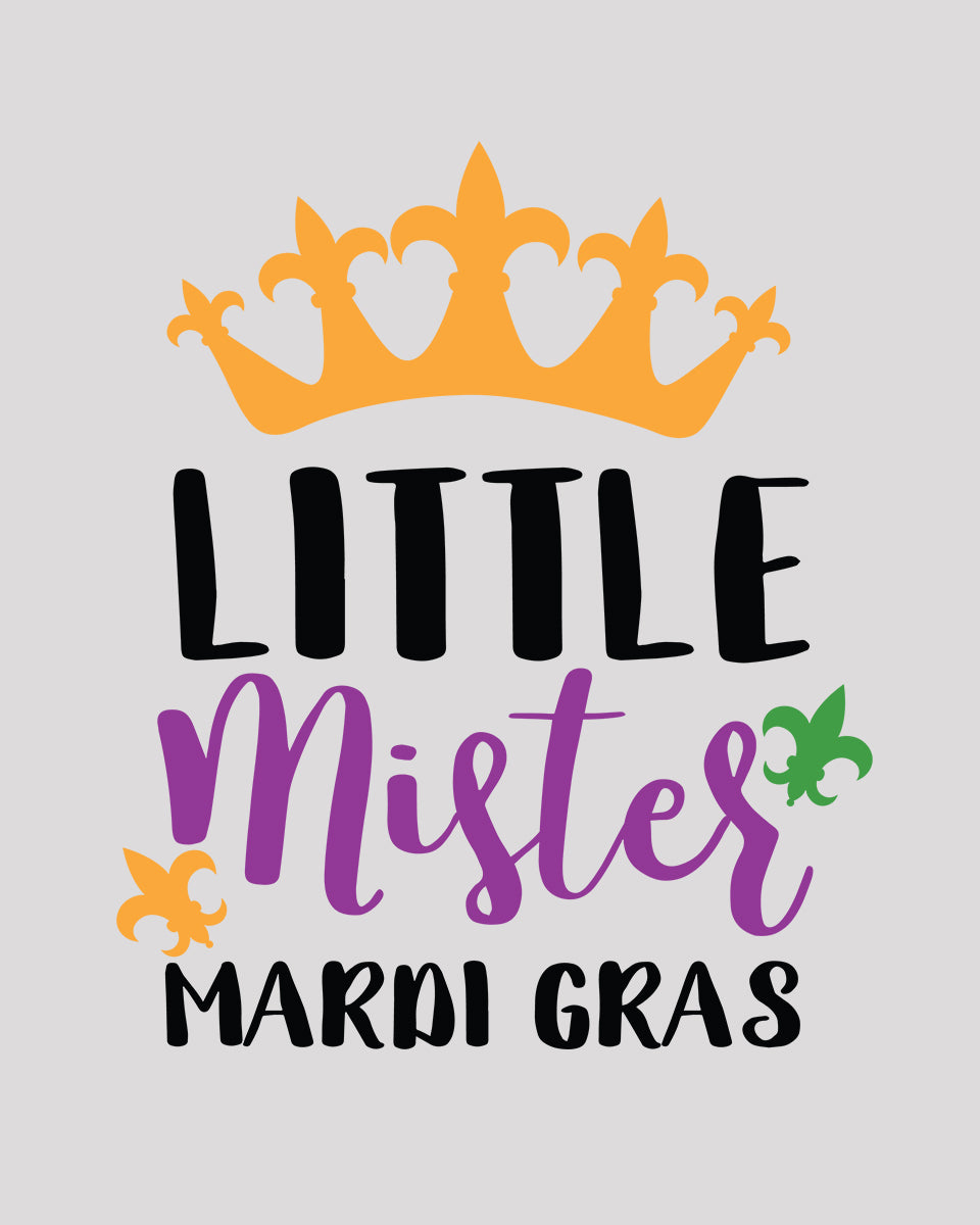 Little Master Mardi Grass DTF Transfer Film