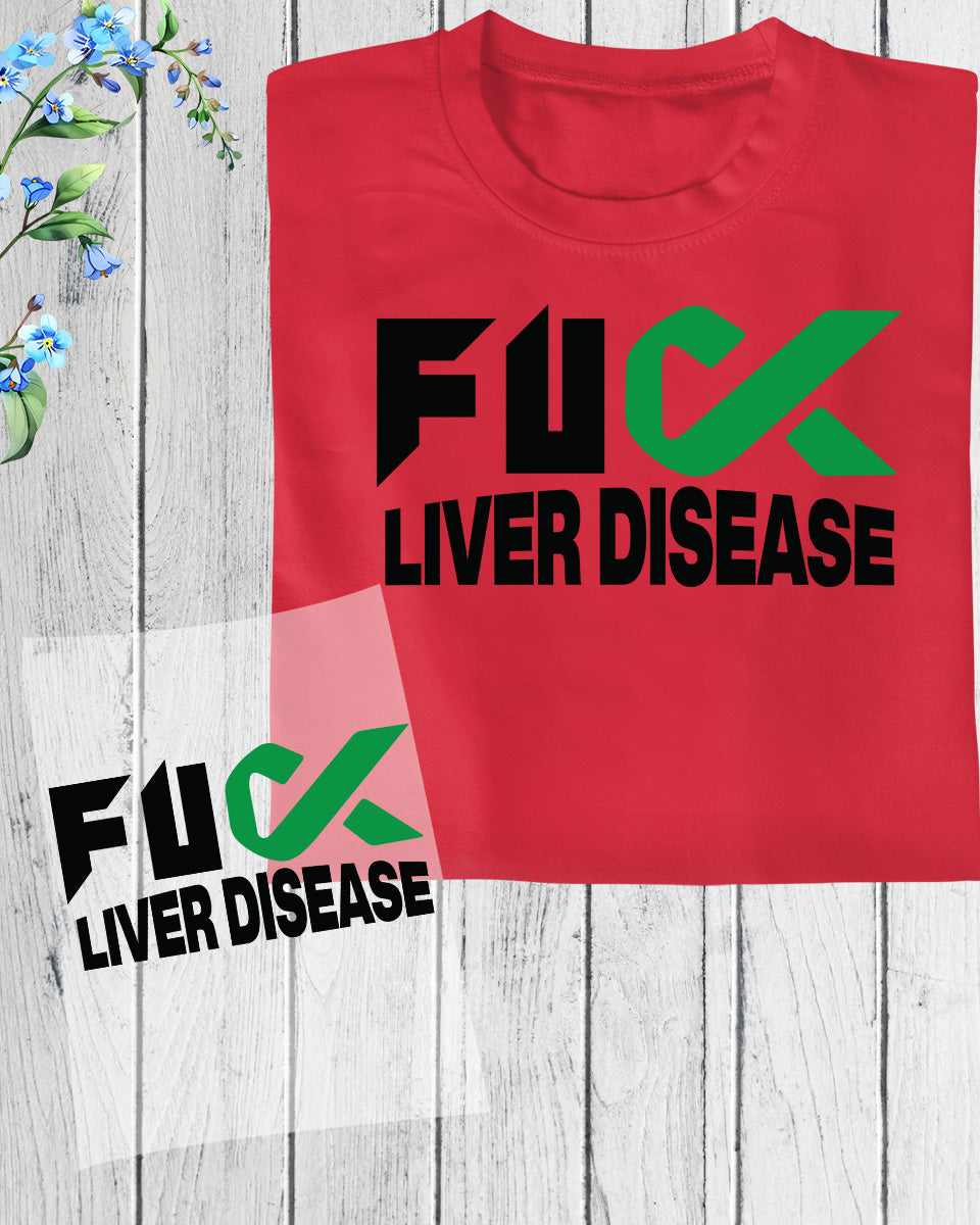 Liver Disease Awareness Heat Transfer for Shirt