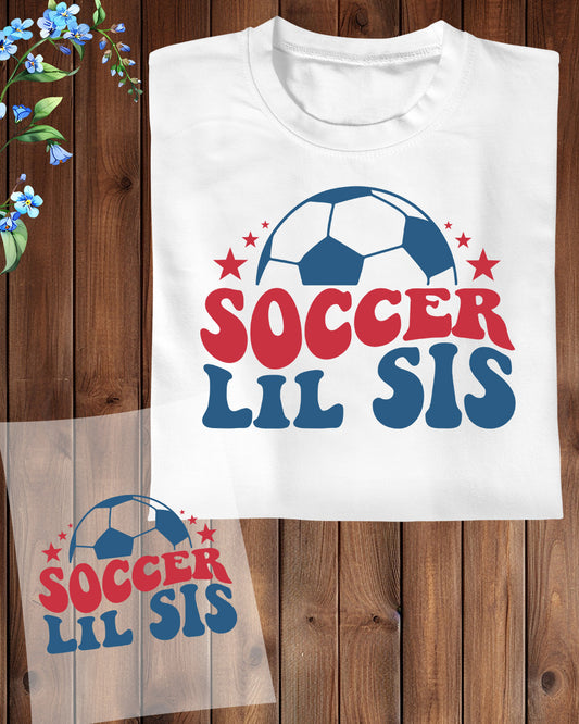 Soccer Lil Sister DTF Transfer Film