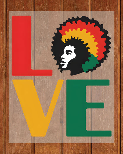 Love Juneteenth DTF Transfer