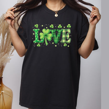 Love St Patrick’s Day DTF Transfer ready to Press