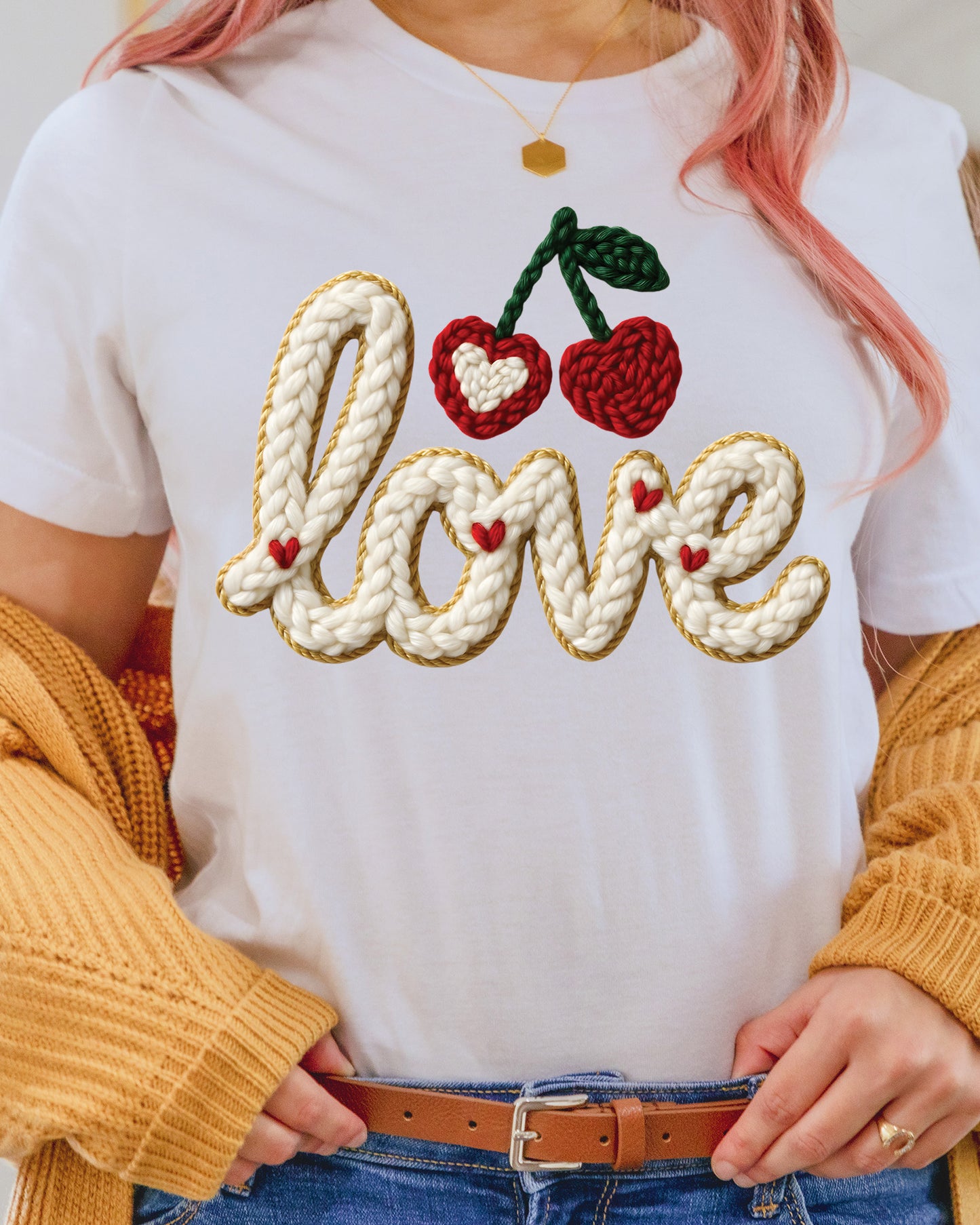 LOVE Valentine DTF Transfer Ready to Press