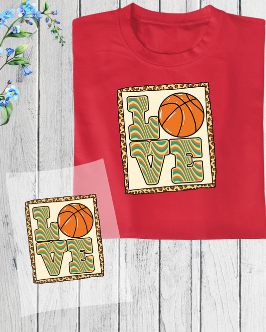 Love Basketball DTF Transfer Film