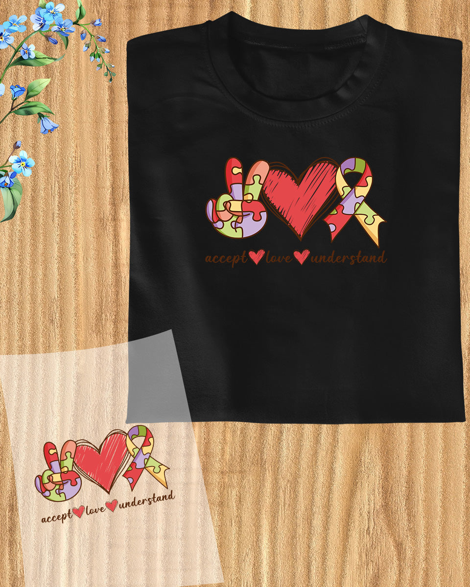 Autism awareness month shirts DTF Transfer Film