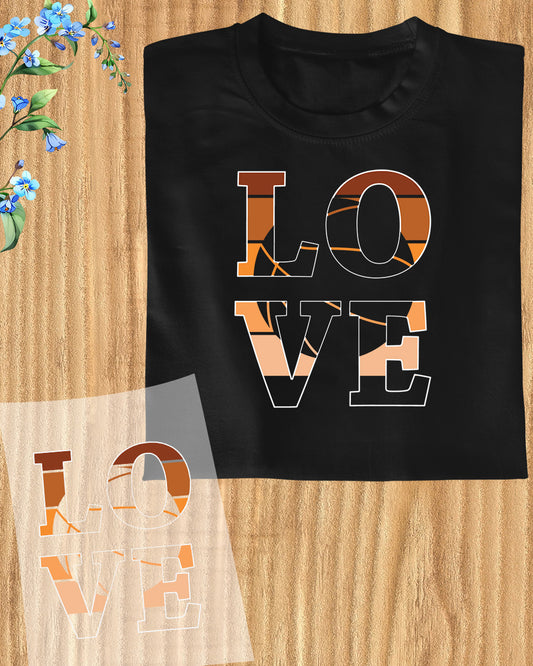 Love Basketball Court DTF Transfer Film