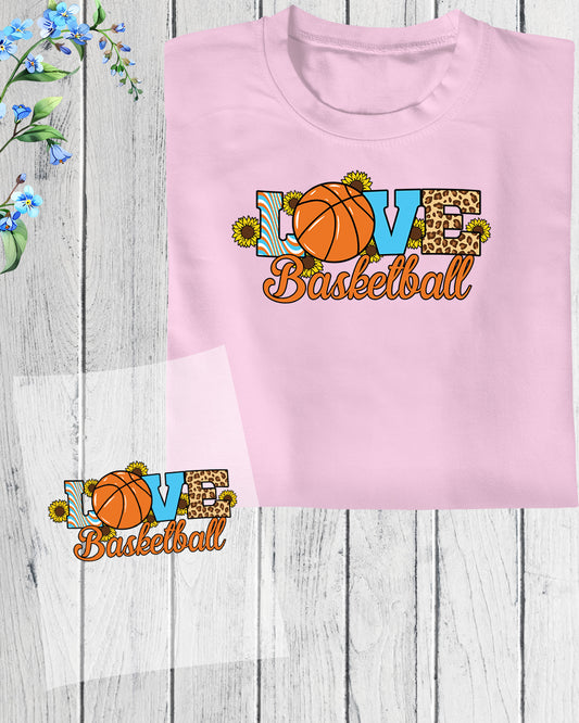 Love Basketball Retro DTF Transfer Film