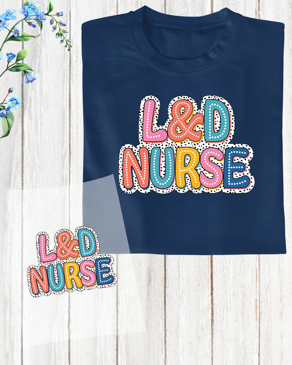 L&D Nurse DTF Transfer Film