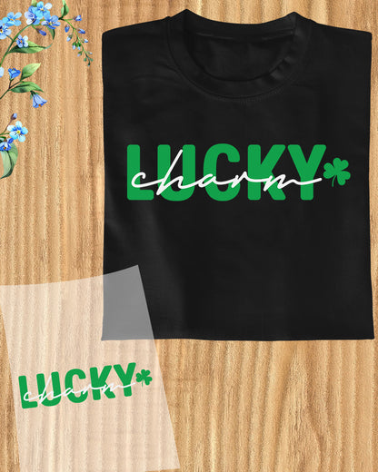 St Paddy's Day Lucky Charm DTF Transfer Film