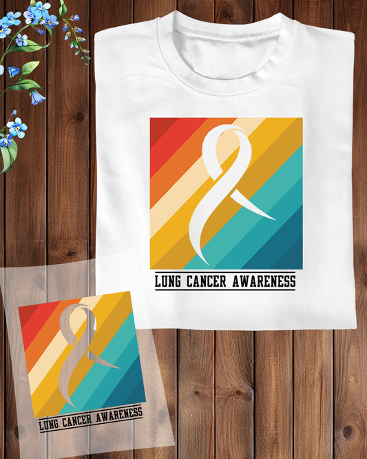 Lung Cancer Survivor DTF Transfer Film