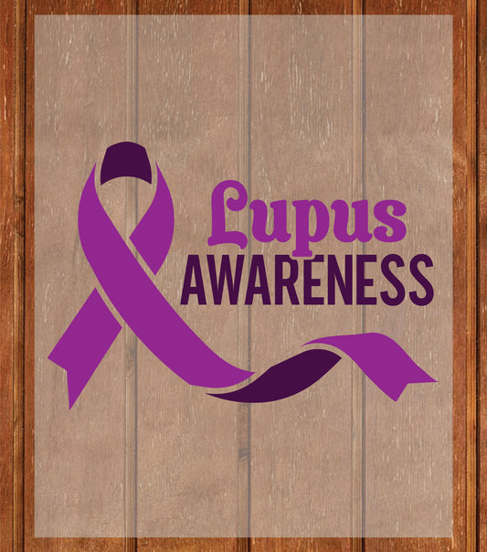 Lupus Awareness DTF Transfer Ready to Press