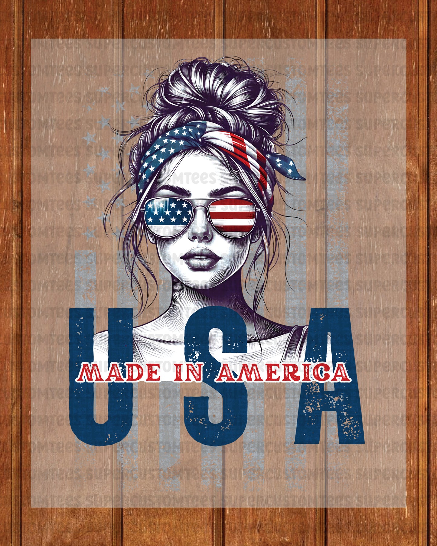 Made in America Heat Transfer for Shirts