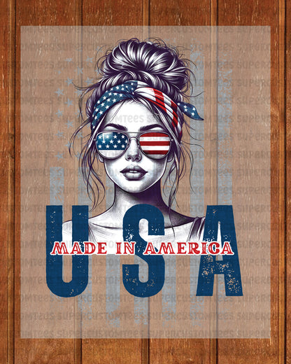 Made in America Heat Transfer for Shirts