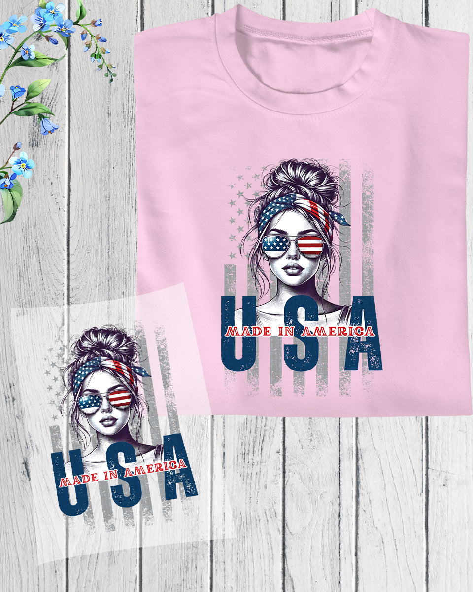 Made in America Heat Transfer for Shirts