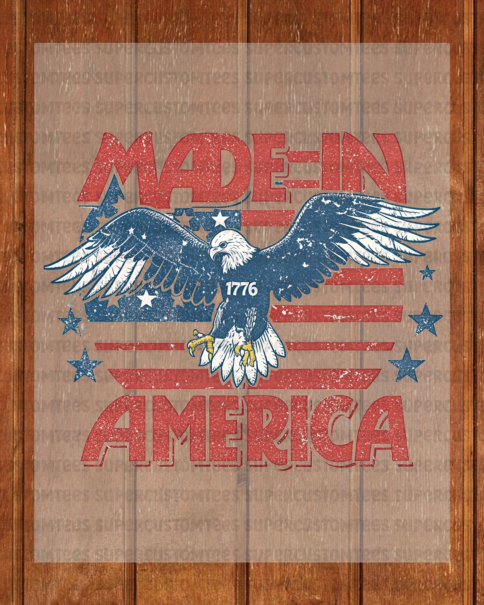 Made in America Heat Transfer for Shirts