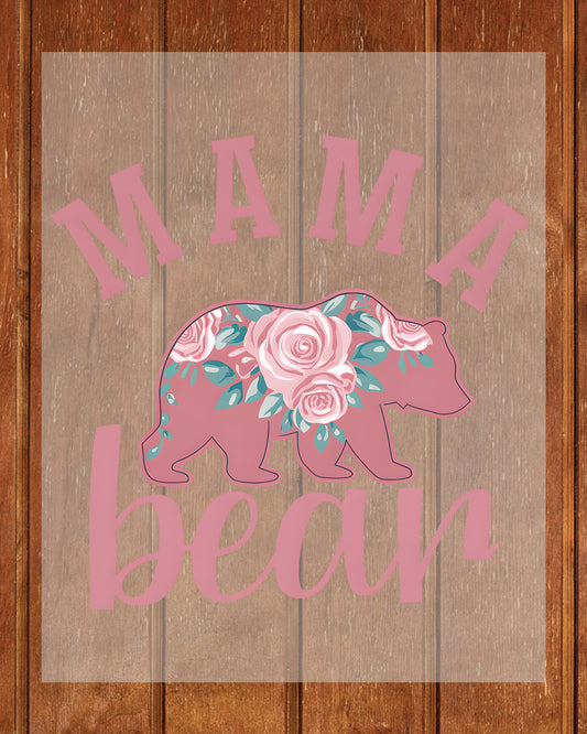 Mama Bear Ready to Press DTF Transfer