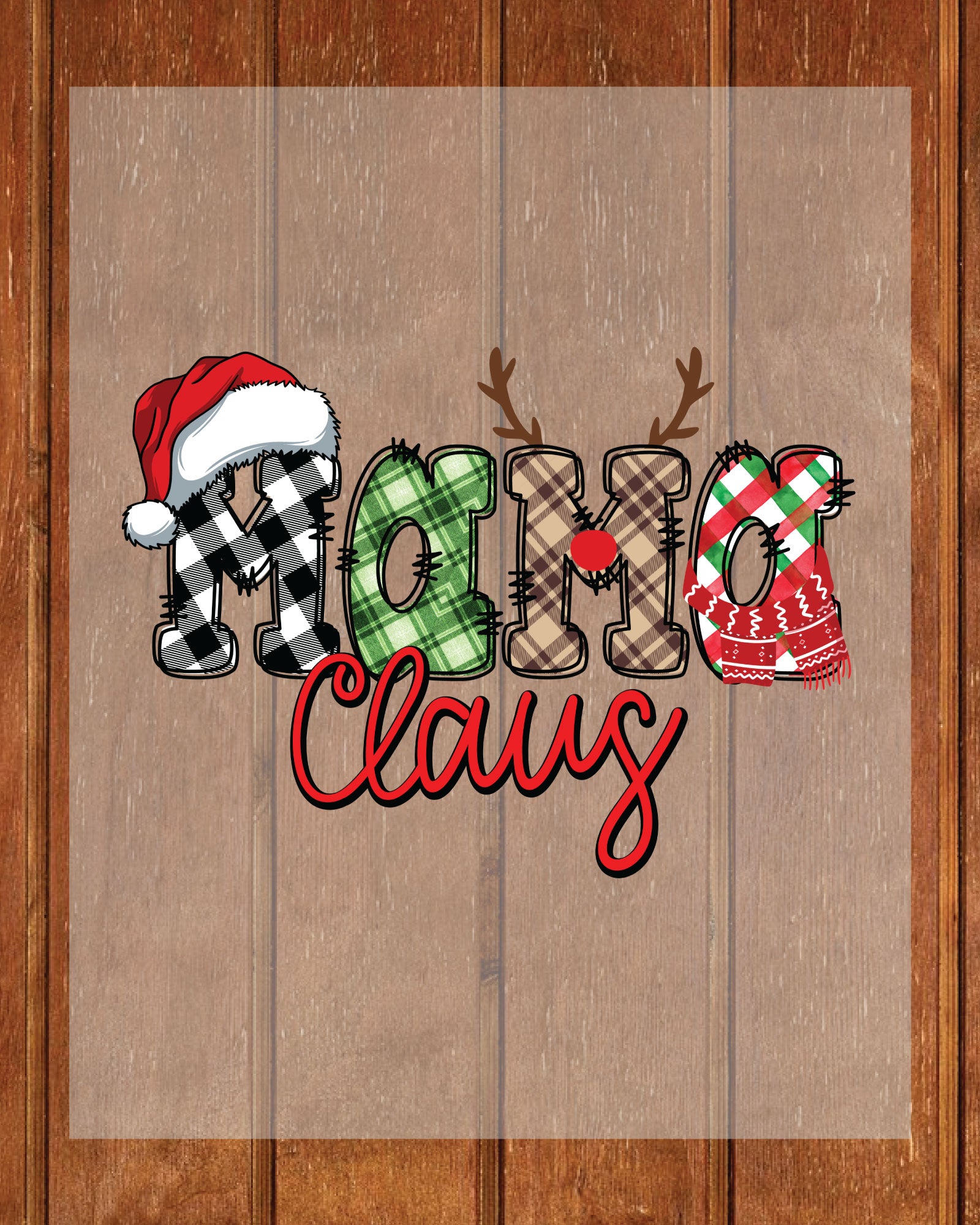 Mama Claus Christmas DTF Transfers