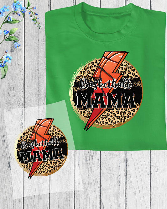 Leopard Basketball Mama DTF Transfer Film