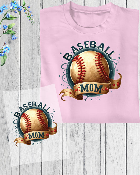 Baseball Mom Gifts DTF Transfer Film