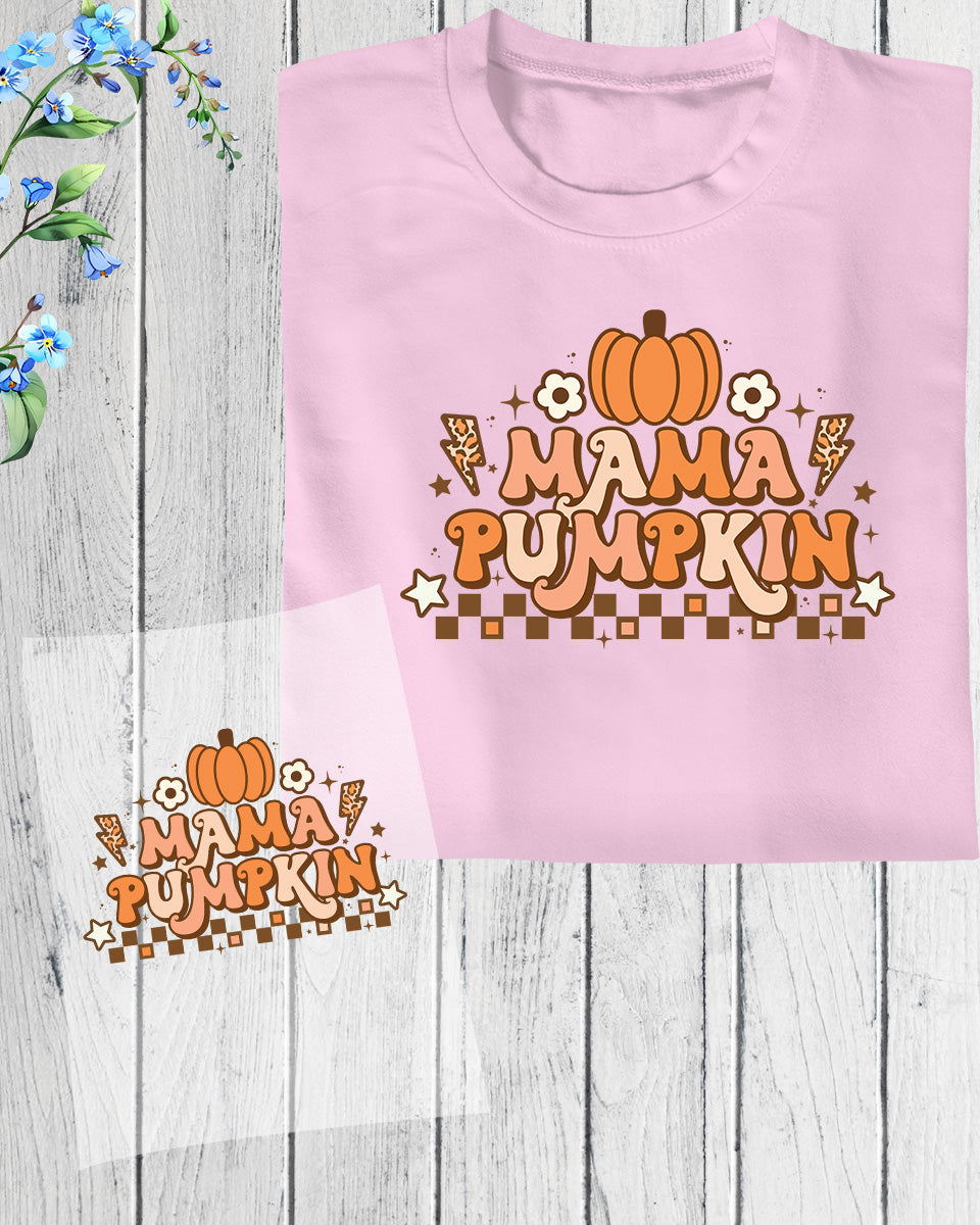 Mama Pumpkin Thanksgiving DTF Transfer Film