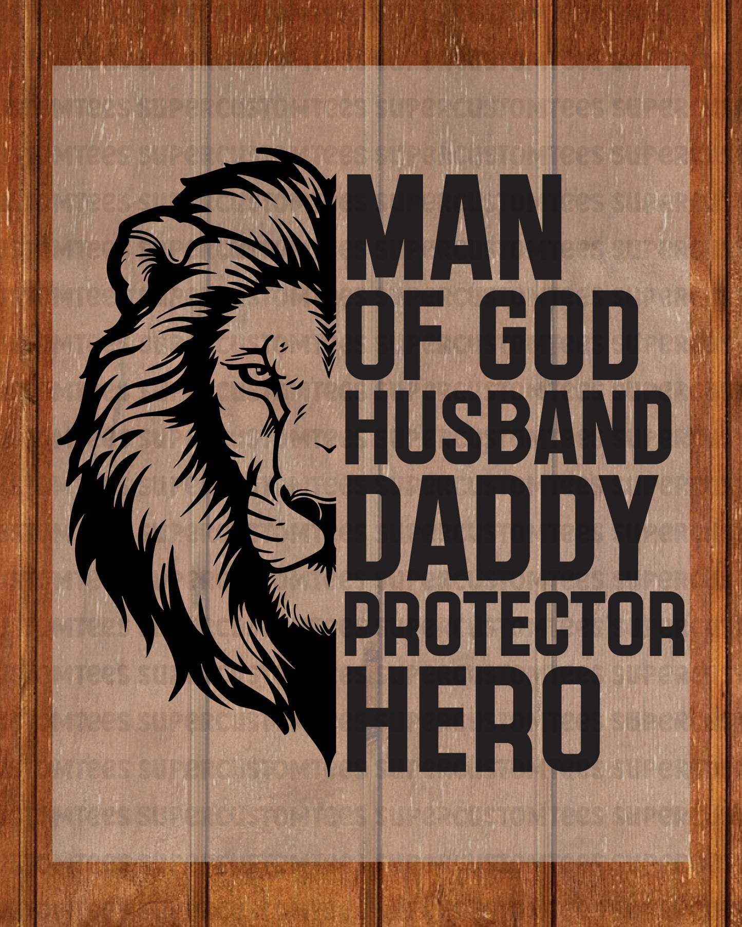 Man Of God DTF Transfer