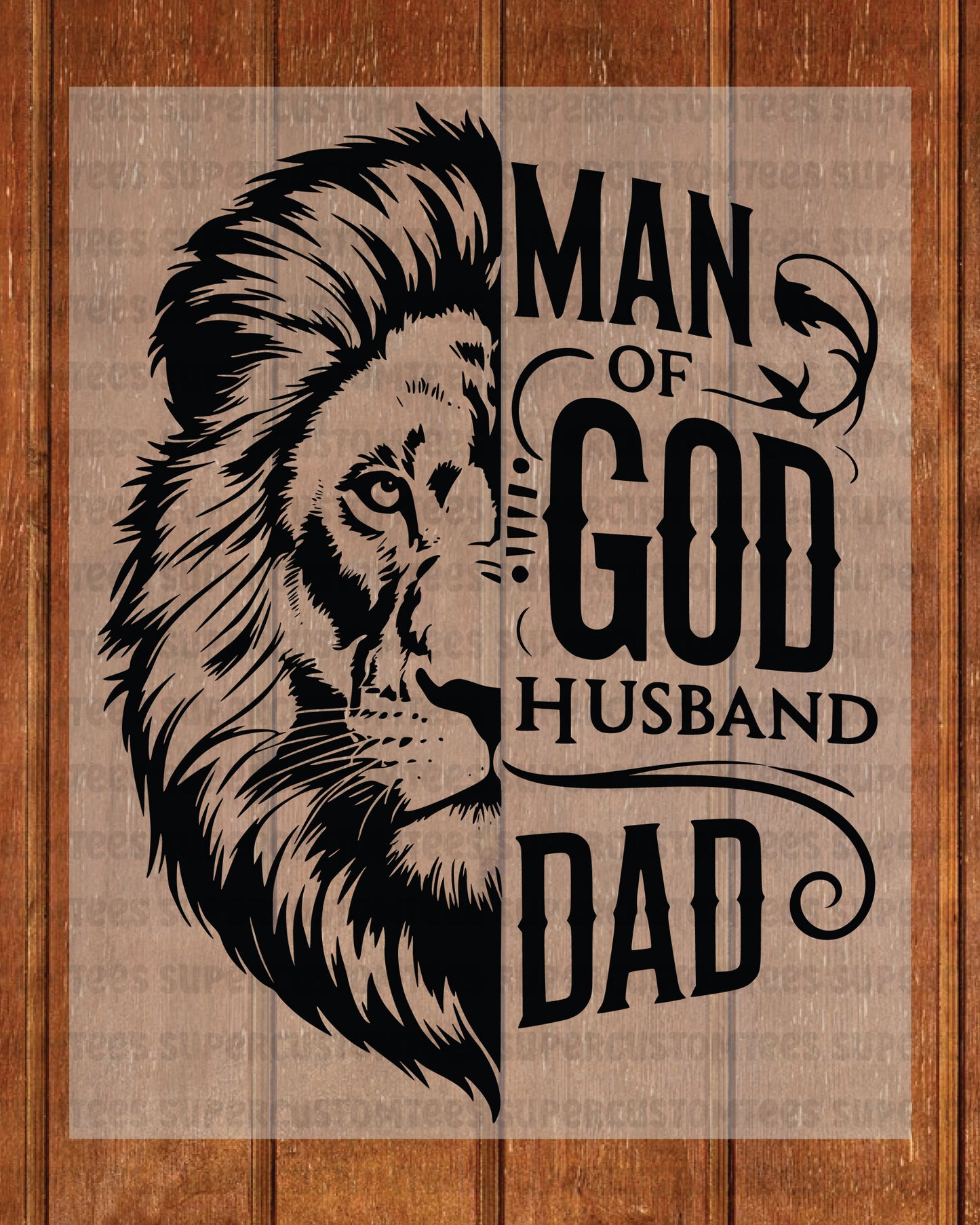 Man of God Husband Dad DTF Transfer