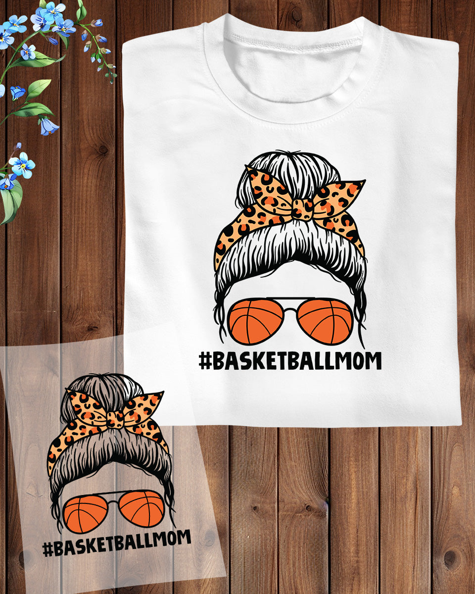 Basketball Mom Retro DTF Transfer Film
