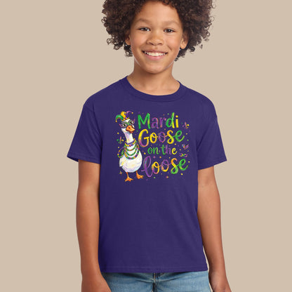 Mardi Gras Goose shirt Mardi Goose On The Loose Sweatshirt New Orleans Festival Carnival Tees For Women Men Kids Mardi Gras 2026 Gifts