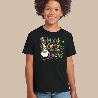 Mardi Gras Goose shirt Mardi Goose On The Loose Sweatshirt New Orleans Festival Carnival Tees For Women Men Kids Mardi Gras 2026 Gifts