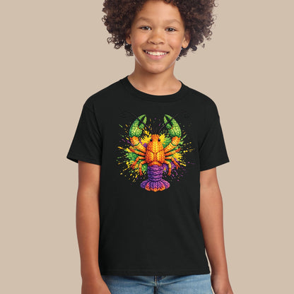 Mardi Gras Sweatshirt Faux Yarn Mardi Gras Crawfish Shirt New Orleans Festival Carnival Tees For Women Men Kids Mardi Gras 2026 Gifts